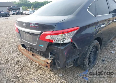 2014 Nissan Sentra S z USA, uszkodzony, nr VIN 3N1AB7APXEL616756